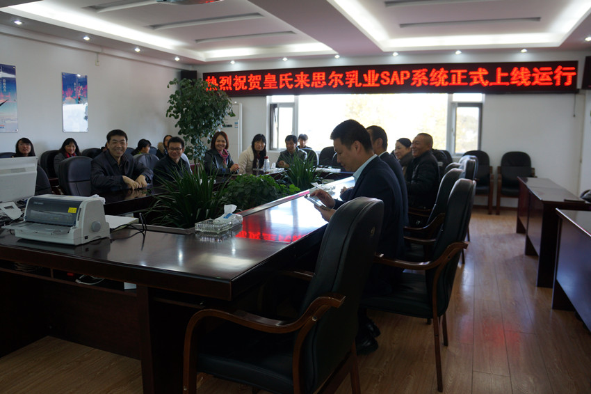 云南皇氏來(lái)思爾乳業(yè)有限公司 SAP項目正式上線(xiàn)運行